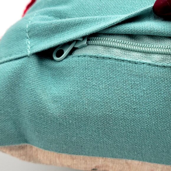 Tommy Bahama Christmas Beach Pillow 12x16 Santa & Mrs. Claus Coastal Design With - Picture 4 of 16